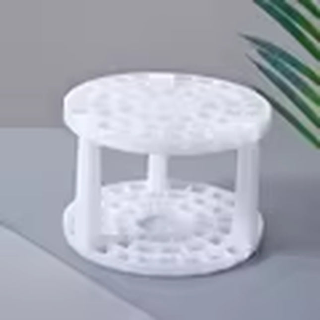 360° Rotating 5 Slot Makeup Brushes Holder Organizer Multi-Functional Desk Storage Cosmetics Storage for Vanity Desktop Bathroom