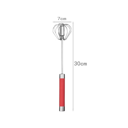 Hand Pressure Egg Beater Stainless Steel Kitchen Accessories Tools Self Turning Cream Utensils Whisk Manual Mixer