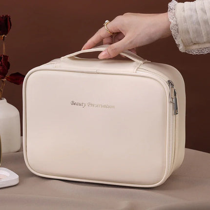 New Women' s Cosmetic Bag - Portable Storage Bag Large Capacity Luxury Makeup Bag Travel Organizer Essentials Toiletry Bags