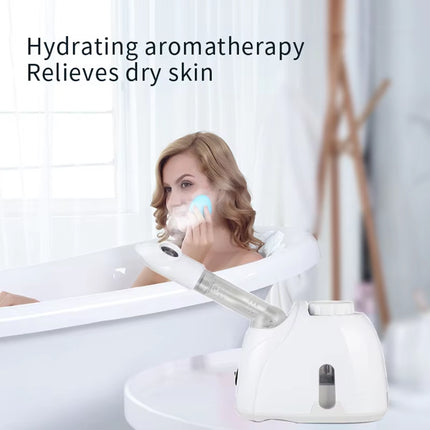 Ozone Facial Steamer Warm Mist Humidifier for Face Deep Cleaning Vaporizer Sprayer Salon Home Spa Skin Care Whitening