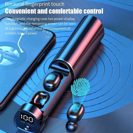 High Quality TWS N21 Wireless Headphones Bluetooth Earphones with Mic In-Ear Sports Waterproof Earbuds HD Noiseless Call Headset