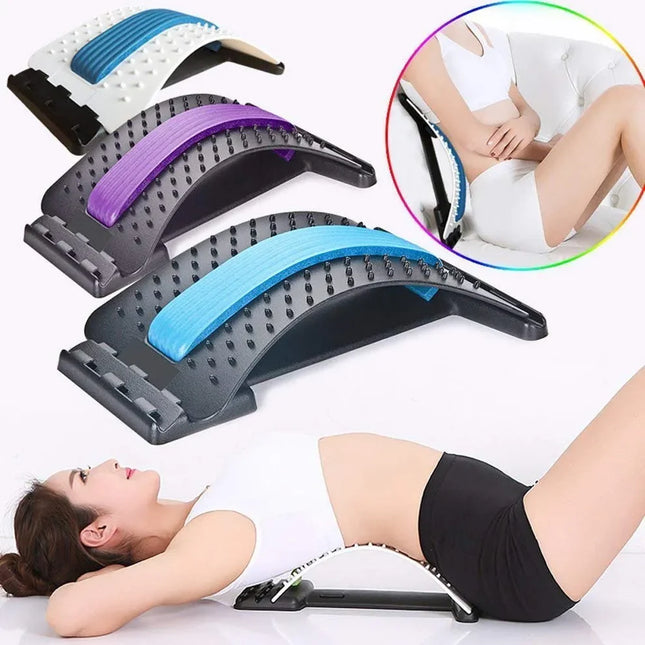 Back Stretcher Multi-Level Adjustable Massager Waist - Zuomio