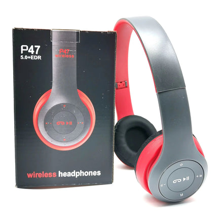 Wireless Headphones 5.0 Bluetooth Earphone Foldable Bass with Memory TF Card for Iphone Xiaomi Sumsamg Phone with Mic Headsets