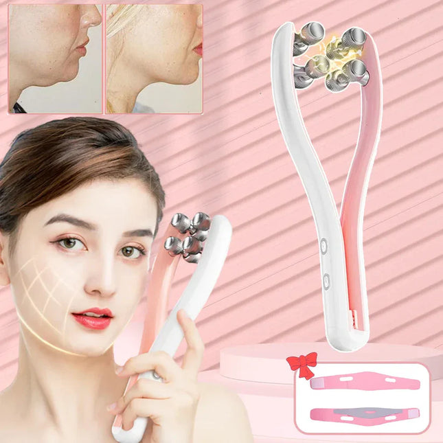 EMS Microcurrent Roller Face-Slimming Artifact V-Face - Zuomio