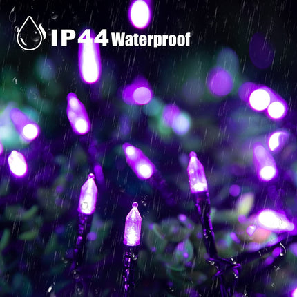 Halloween String Lights 300 LED Outdoor, 98 Feet Christmas Lights with 8 Lighting Modes for Halloween Party Christmas Xmas Tree Lights Decor(Purple)
