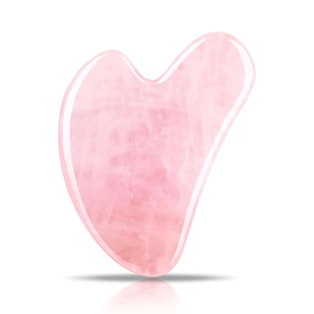 Gua Sha tool for face , Rose Quartz Guasha Tool for Face & Eye, Puffiness Reducing & Jawline Sculpting Face Stone Gua Sha Tools for Skin Care Woman Guasha Stone Tool, Pink