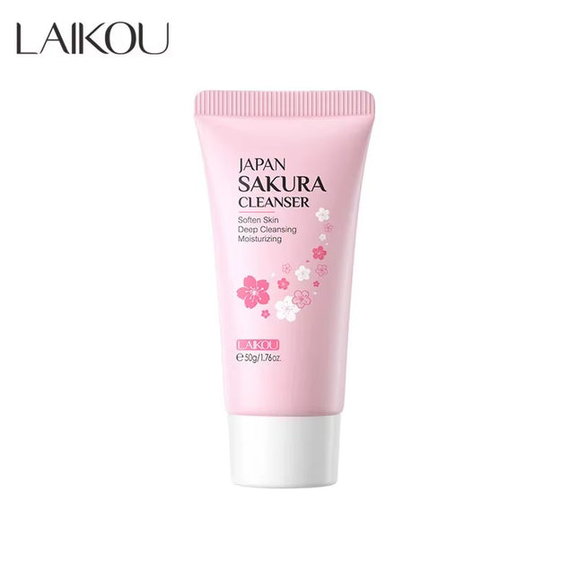 Facial Cleanser Foam Face Wash Remove Blackhead Moisturizing Shrink Pores Deep Cleaning Oil Control Skin Care 50G