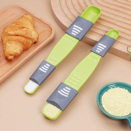 Kitchen Tools: Roasting Measuring Spoon with Scale, Grams, Household Salt Spoon, Coffee Measuring Spoon Adjustable Spoon