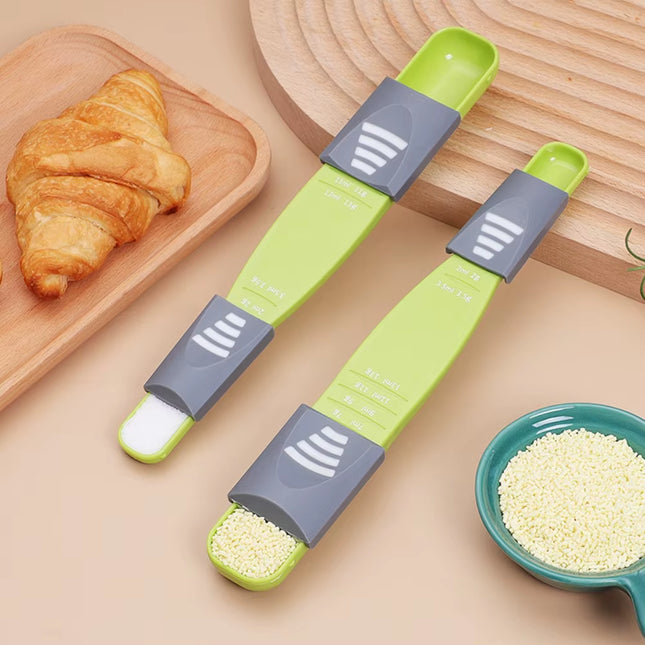 Kitchen Tools: Roasting Measuring Spoon with Scale, Grams, Household Salt Spoon, Coffee Measuring Spoon Adjustable Spoon