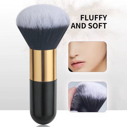 Power Makeup Brush, 1Pcs Plastic Daily Reusable Makeup Brush for Making up Supply