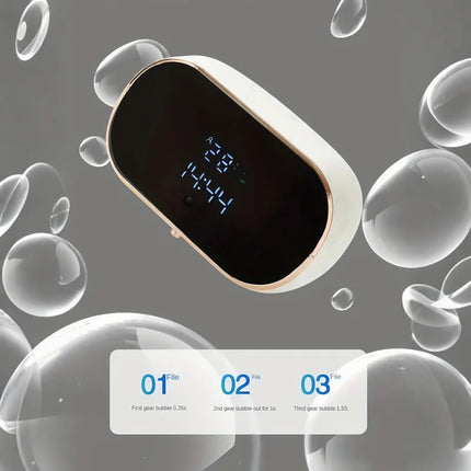 Intelligent Wall Mounted Sensing Soap Dispenser with Non-Contact Infrared Bubbles Suitable for Kitchens and Bathrooms Foam Fluid