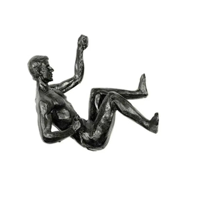 Athlete Rock Climbing Wall Sculpture Background Wall Hanging Decoration Sculpture Statue Figures Present Decor Retro New 2023