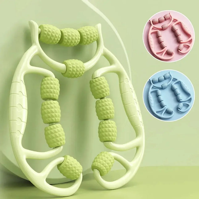 12 Rounds of Circular Leg Slimming Muscle Stretching and Relaxation Massage Equipment, Leg Slimming Artifact, Circular Leg Clamp