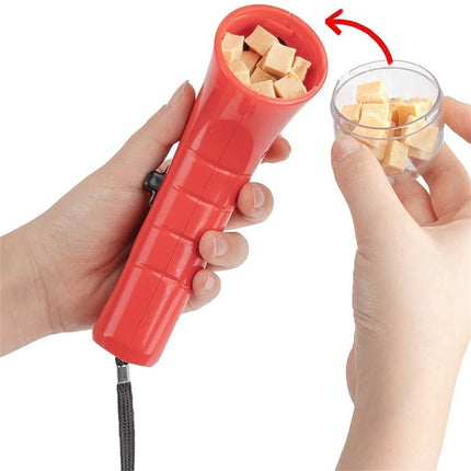 Limited Stock,Pet Snack Dog Food, Training Treats Dispenser, Interactive Toy, Stainless Steel, Easy to Clean, for Puppy, Doggy Cam, Feeder Accessories, Training Aid Gift Set|Plastic,Black