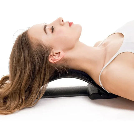 Back Stretcher Multi-Level Adjustable Massager Waist Neck Fitness Lumbar Cervical Spine Cervical Spine Support Massager
