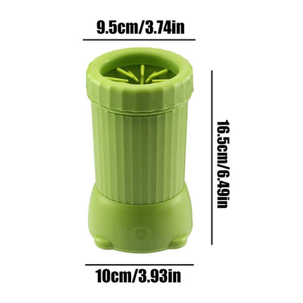 Dog Foot Washer Cup Automatic Electric Dog Paw Cleaner USB Rechargeable Cat Grooming Device Portable Muddy Claws Washing Tool