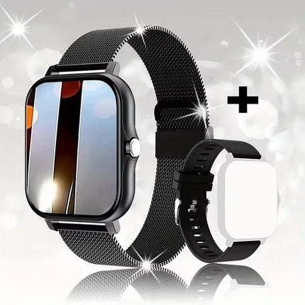 1.83'' Waterproof Smart Watch with Message Answer Call Sleep Monitoring Sports Pedometer Information Alerts for Iphone Android