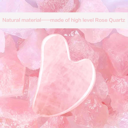 Gua Sha tool for face, Rose Quartz Guasha Tool for Face & Eye, Puffiness Reducing & Jawline Sculpting Face Stone Gua Sha Tools for Skin Care Woman Guasha Stone Tool, Pink