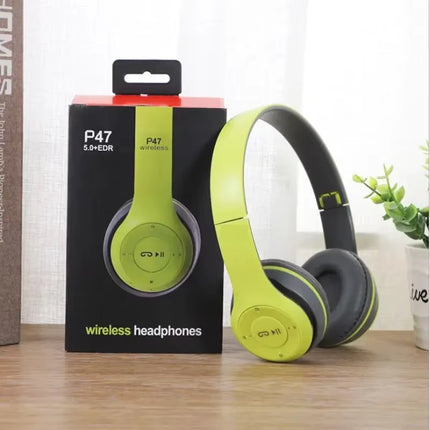 Wireless Headphones 5.0 Bluetooth Earphone Foldable Bass with Memory TF Card for Iphone Xiaomi Sumsamg Phone with Mic Headsets