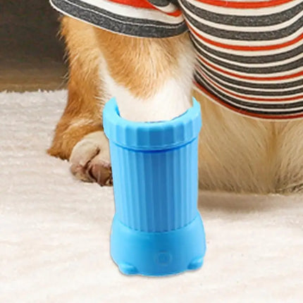 Dog Foot Washer Cup Automatic Electric Dog Paw Cleaner USB Rechargeable Cat Grooming Device Portable Muddy Claws Washing Tool