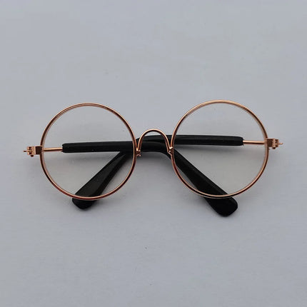 Lovely Vintage round Cat Sunglasses Reflection Eye Wear Glasses for Small Dog Cat Pet Photos Pet Products Props Accessories