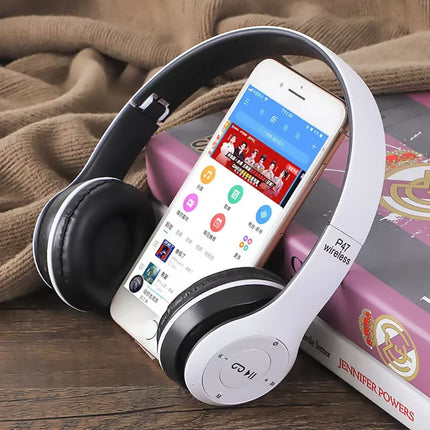 Wireless Headphones 5.0 Bluetooth Earphone Foldable Bass with Memory TF Card for Iphone Xiaomi Sumsamg Phone with Mic Headsets