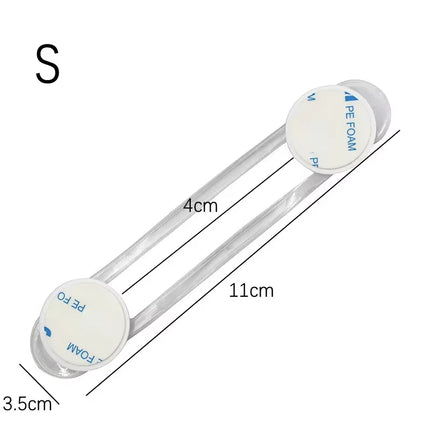 Baby Safety Lock Drawer Home Child Protection Cabinet Door Refrigerator Lock Buckle Anti-Pinch Kids Safety Locker
