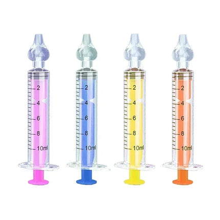 Silicone Baby Nasal Aspirator Syringe Baby Nose Cleaner Kids Rhinitis Nasal Washer Reusable Nasal Irrigator Washing for Children