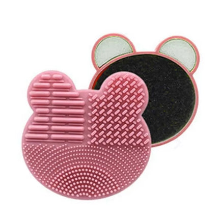 Silicone Brush Cleaner Cosmetic Make up Washing Brush Gel Cleaning Mat Foundation Makeup Brush Cleaner Pad Scrubbe Board