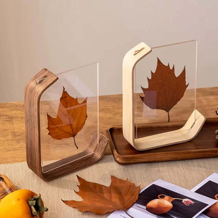 Acrylic Wooden Photo Frame Herbarium Display Frame DIY Frame Photo Frames for Wedding Party Picture Frame Photo Decor