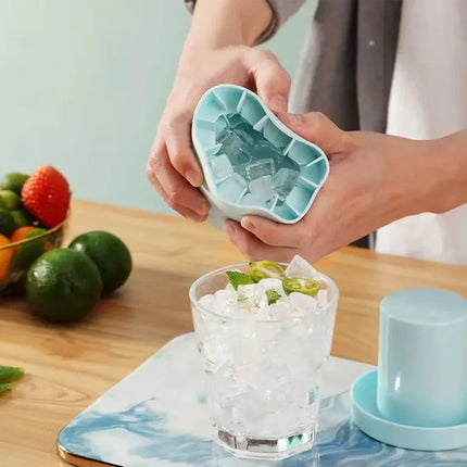 Silicone Ice Cube Mold round Ice Bucket Summer Homemade DIY Refrigerator Freeze Ice Maker Creative Ice Cube Mold Barware Tools