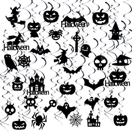 39 Pcs Halloween Hanging Swirls for Halloween Party Supplies Decorations