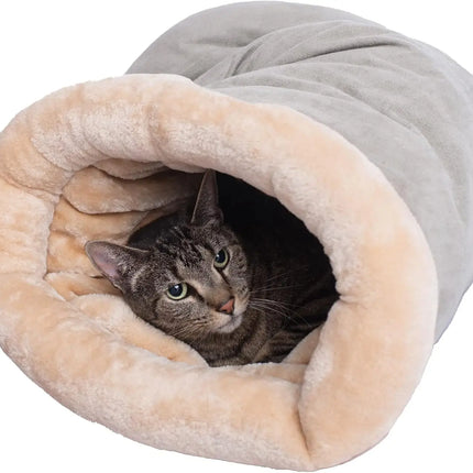 Autumn and Winter Cat Sleeping Bag Semi-Enclosed Cat Nest Warm Small and Medium-Sized Pet Nest Can Be Disassembled and Washed