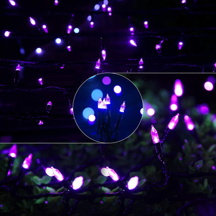 Halloween String Lights 300 LED Outdoor, 98 Feet Christmas Lights with 8 Lighting Modes for Halloween Party Christmas Xmas Tree Lights Decor(Purple)