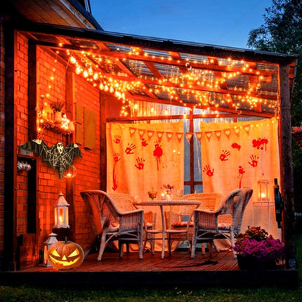 33FT 100 LED Halloween Black Wire String Lights, Plug in Black Wire Fairy Lights 8 Modes Waterproof Mini Light for Outdoor Indoor Christmas Tree Holiday Wedding Party Bedroom Patio Tree Decor