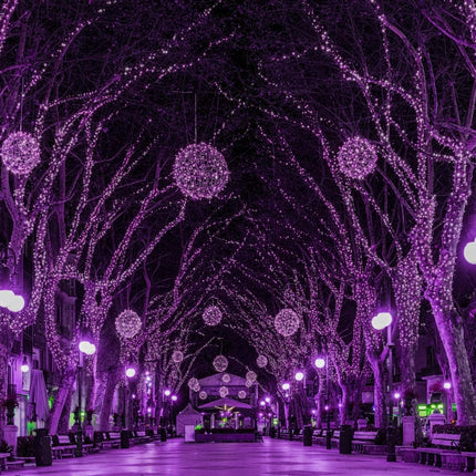 Halloween String Lights 300 LED Outdoor, 98 Feet Christmas Lights with 8 Lighting Modes for Halloween Party Christmas Xmas Tree Lights Decor(Purple)
