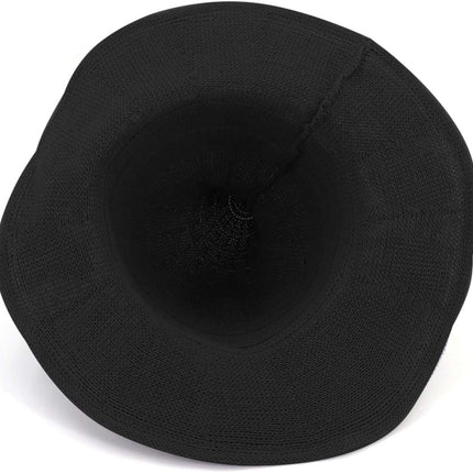 Womens Witch Hat Knitted Wool Cap for Halloween Party Masquerade Cosplay Costume Accessory and Daily, Black