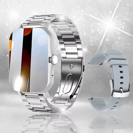 1.83'' Waterproof Smart Watch with Message Answer Call Sleep Monitoring Sports Pedometer Information Alerts for Iphone Android